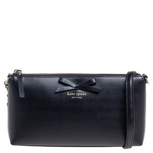 KATE SPADE Black Leather Sawyer Street Declan Crossbody Bag